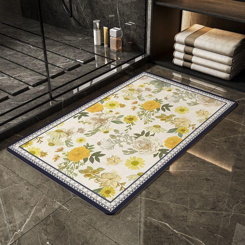 Toilet Floor Mat, Diatom Mud, Bathroom Water-absorbing Non-slip Mat, Door Mat Entering the Door, Toilet, Kitchen Door Mat