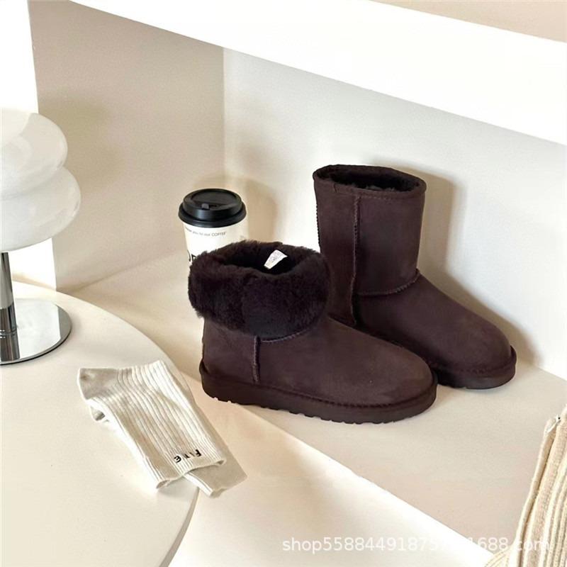 Henan Sangpo snow boots classic sheepskin fur integrated warm versatile
