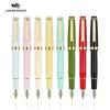 Jinhao 82 Fountain Pen Gold Trim Acrylic Barrel Fine Nib for Writing Calligraphy Signature School Office Supplies Stationery