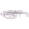 VidaXL Bed Frame with Drawers White 120x200 Cm Solid Pine Wood, Slatted Base, Double Bed Frame, Wooden Bed Frame 3301435