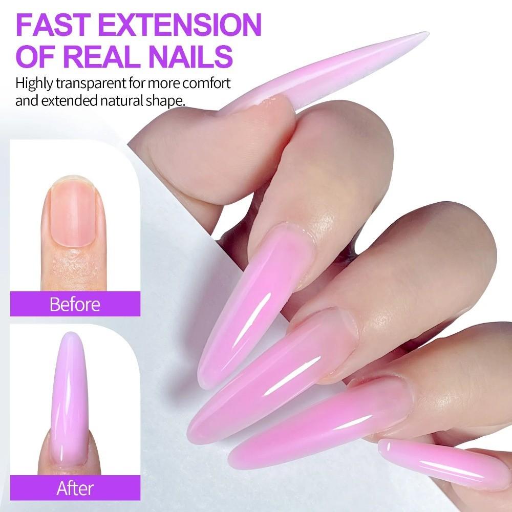 Nagel Dualformen Nagelform Verlängerungsspitzen Sets Macaron Vollabdeckung Schnellaufbau Französische Form Maniküre Werkzeuge