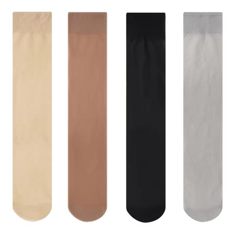 

1/4 пары весенне-летних шелковых носков с кристаллами, женские сексуальные черные дышащие длинные носки для девочек, нейлоновые повседневные прозрачные носки One size