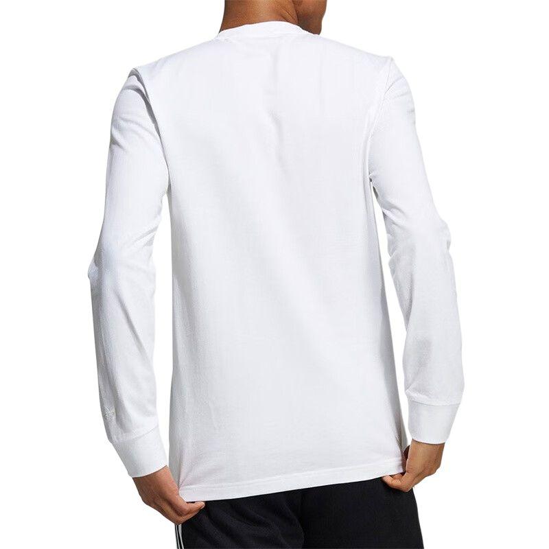 adidas Originals T Shirts Men's White Crew Neck Moderate Straight Fit HL4099