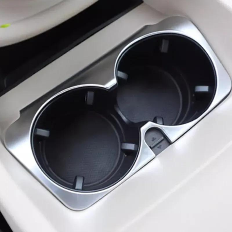 For Mercedes Benz V Class W447 V260 250 2015- Car Centre Water Cup Holder Frame Cover Trim Sticker Auto Interior Accessories