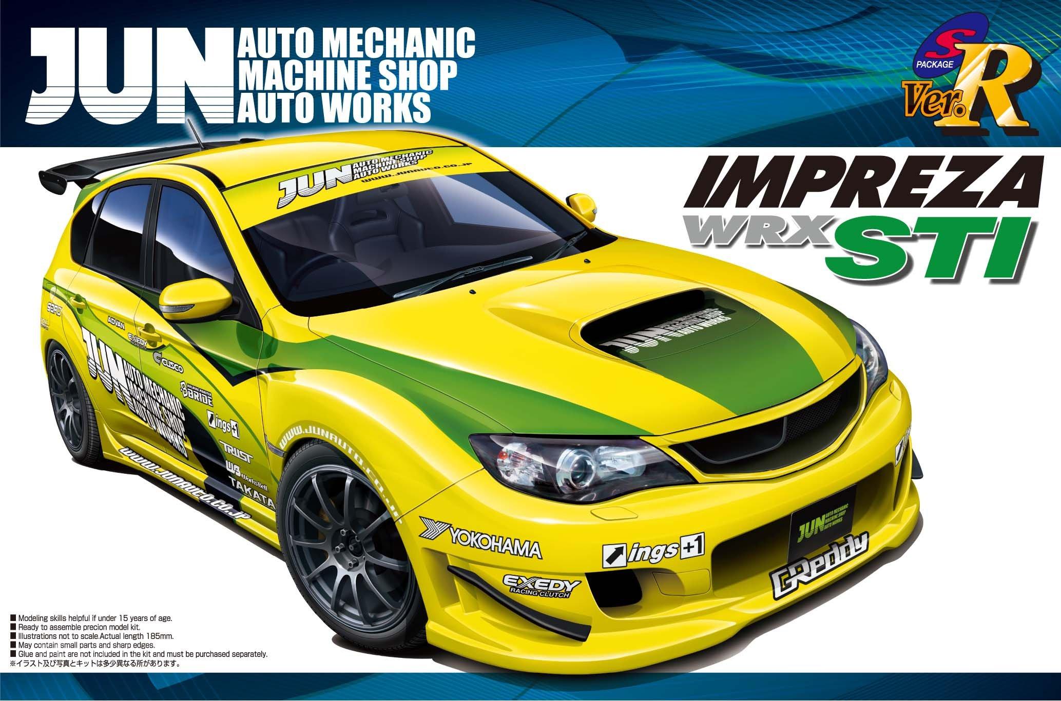 

Aoshima Bunka Kyozai S Package JUN Subaru Impreza 2007 Пластиковая модель 1/24 Ver.R №64 5-дверный