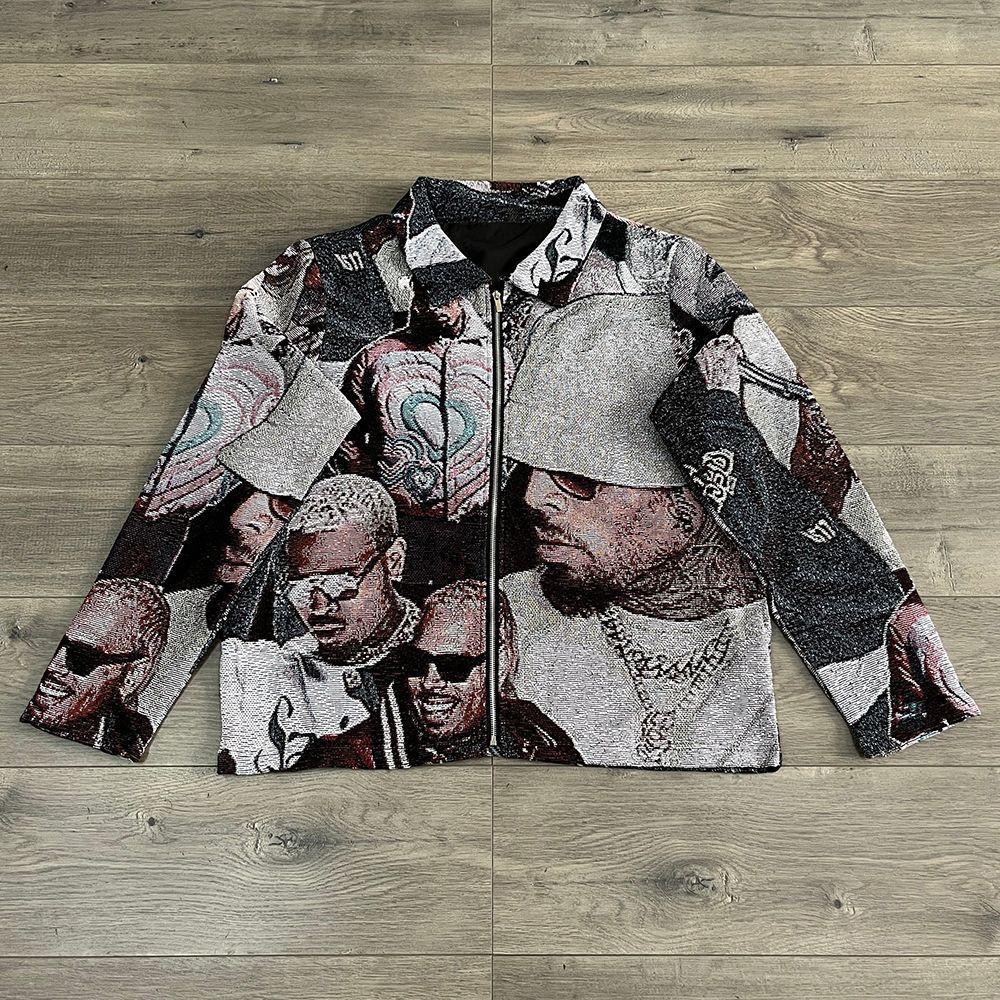 Long Sleeve Zipper Sweater Express Shrimp Skin New Foreign Trade 3D Sweater Christmas Reindeer 3D