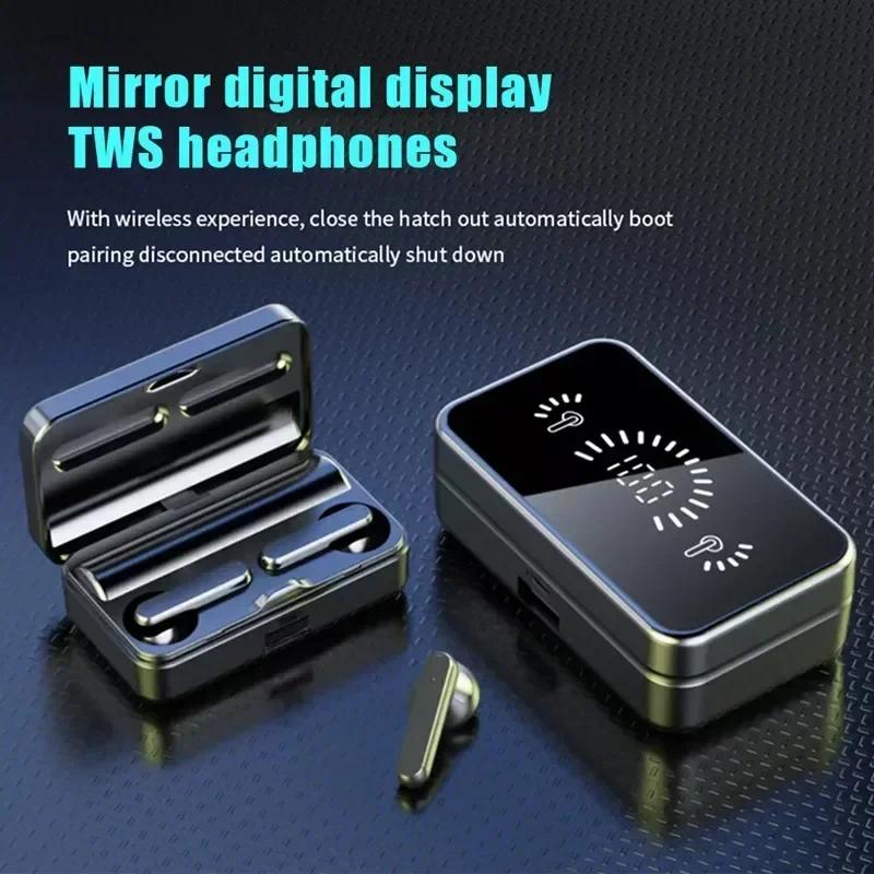 TWS Bluetooth Uyumlu Kulaklıklar Stereo Spor Kulaklığı Kablosuz Kulaklık akıllı telefonlara uygulanır