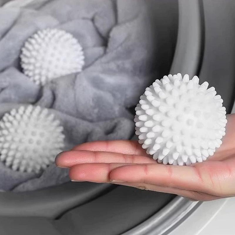 5Pcs Anti Winding Laundry Ball Circular Pure White Magic Cleaning Drum Washing Machine For Dirt Removal And Knotting