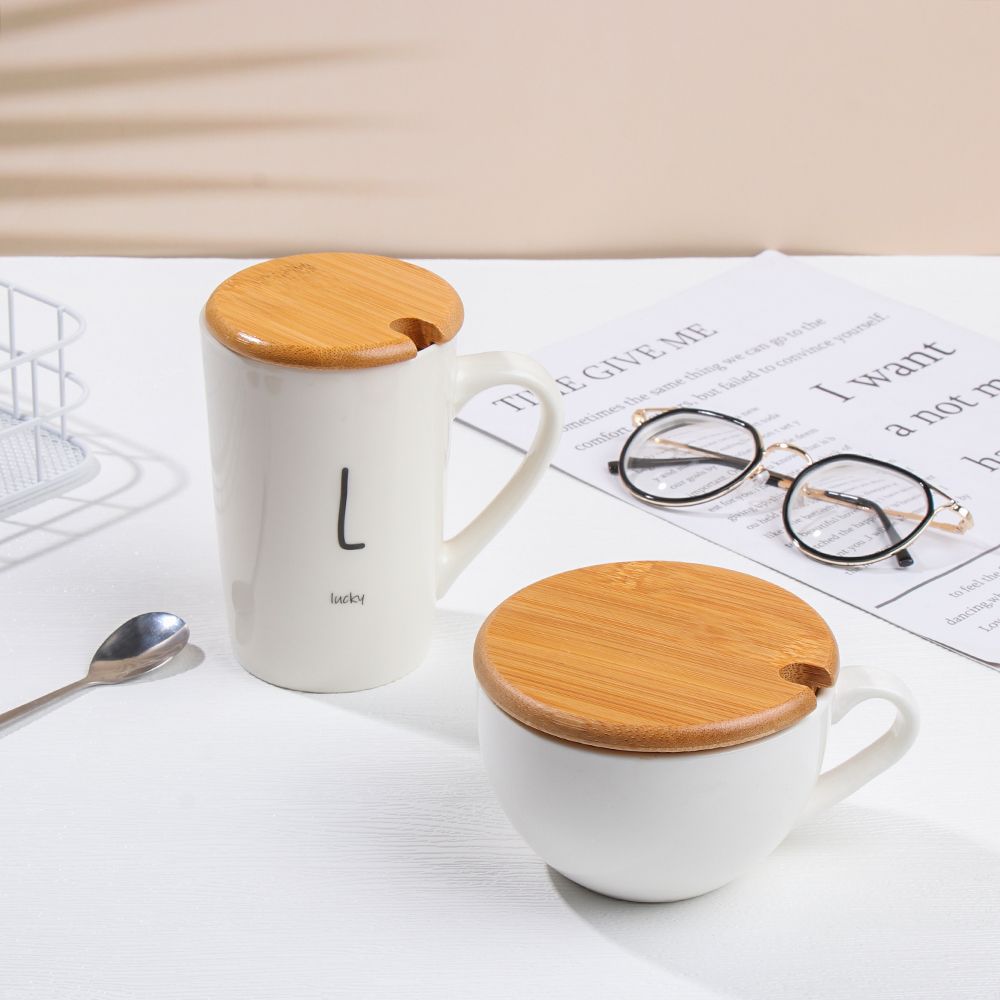 Reusable Wide Mouth Can Kitchen Organization Bamboo Wood Lid With Spoon Hole Wooden Lids Seasoning Bottle Caps Mug Cover