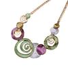 Color Painting Oil Hollow Conch Necklace, Versatile Women's High-end Conch Necklace