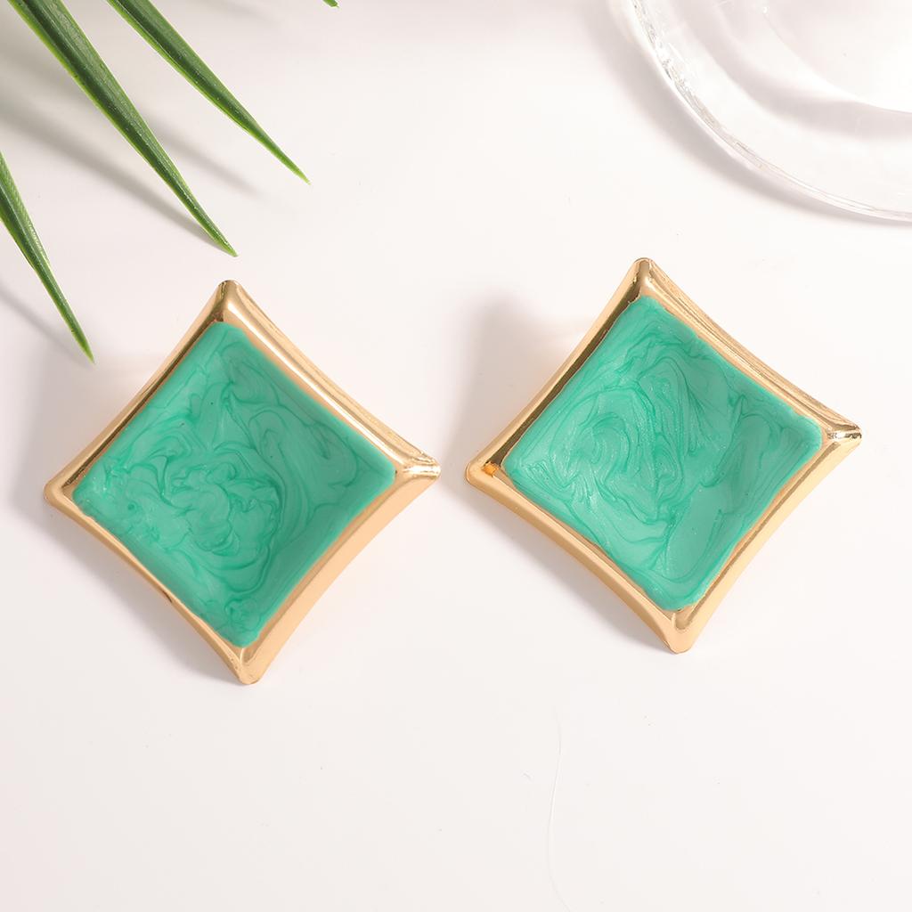 New Exquisite Square Earrings, Stud Earrings for Women, Cold Wind, High-end Fashion Design, Fairy Earrings, Women's Earrings.