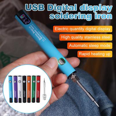 Wireless Electric Soldering Iron USB Fast Charging Welding Tool Kit Pen  Repair Welding Tools