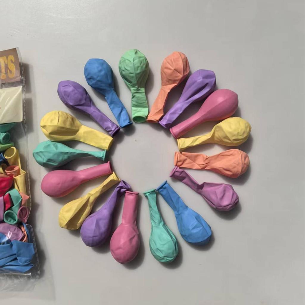Macaron Round Latex Balloons (1.2g) - Ideal for Birthdays, Weddings, and Decorations