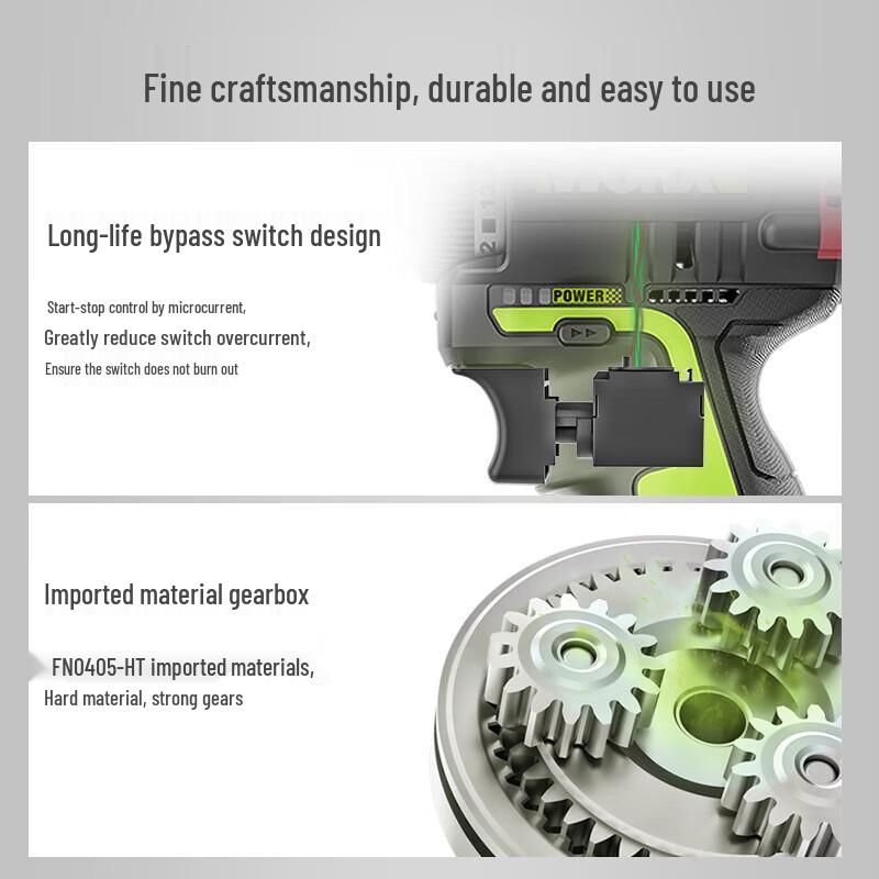 Worx WU130X.1 12V Brushless Cordless Drill Driver CN plug (adapter included)