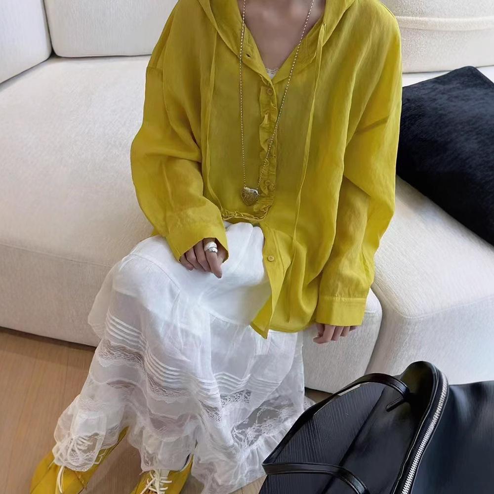 Women's Lightweight Hooded Sunscreen Jacket - Summer 2025