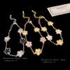 Elegant Floral Charm Bracelet Gold Plated Copper Alloy Minimalist Fashion Jewelry Women