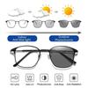 Photochromic Polarized Sunglasses Classic Anti Blue Light Blocking Sun Glasses for Men and Women Change Color Driving Eyewear
