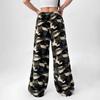 2025 Leopard Print Wide-Leg Casual Long Pants for Women - European & American Trend