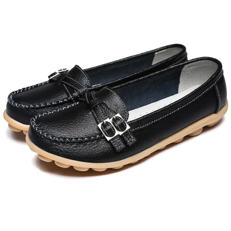 Fashion Spring and Summer Hollow Flat Mother Shoes Women Casual Shoes Simple White Wear-resistant Women  Sneakers