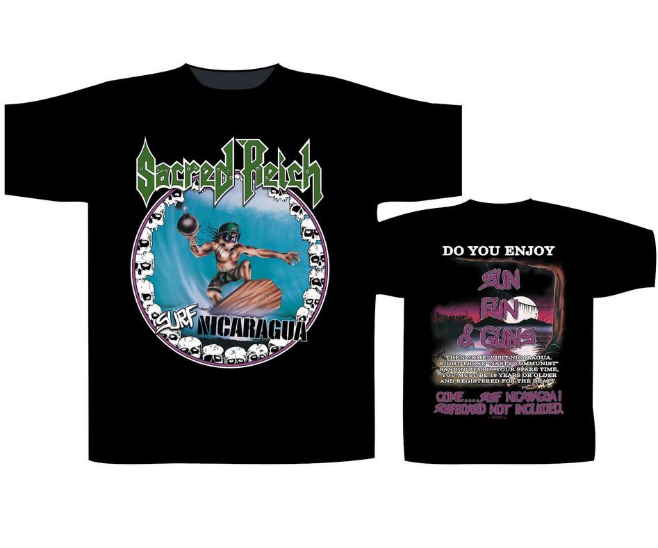 

Sacred Reich ‘Surf Nicaragua’ T-Shirt Double Sided L
