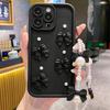 3D Bowknot Pearl Silicone Phone Case For Motorola Moto G85 G55 G45 G35 5G G84 G64 G54 G34 5G G24 Power G14 G04 G04S 4G G Pure