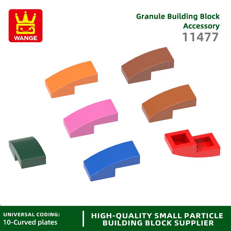 310Pcs/lot 11477 Slope Curved 2x1x2/3 Block Moc Colour Accessories Works With featuring Brick DO IT YOURSELF Children's Toy Assembly Parts