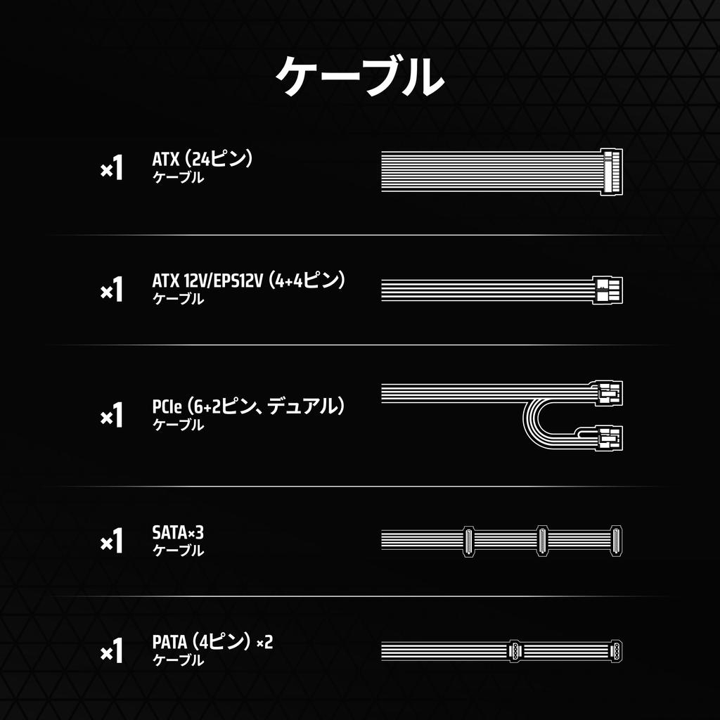 CORSAIR CX650 CX Series 650W Power Supply Unit Modular Power Supply Unit 80 PLUS Bronze Certified ATX Power Supply CP-9020278-JP
