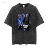 Vintage Randy Rhoads Guitar Hero Cotton Black S 5XL T Shirt vintage Washed streetwear designer clothes Unisex Comfortable