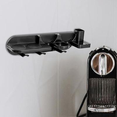 Coffee Portafilter Holder Station Organizer Rack Wall Mount