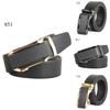Men's Genuine Leather Automatic Buckle Belt Casual Business Cowhide Belt Male Belt