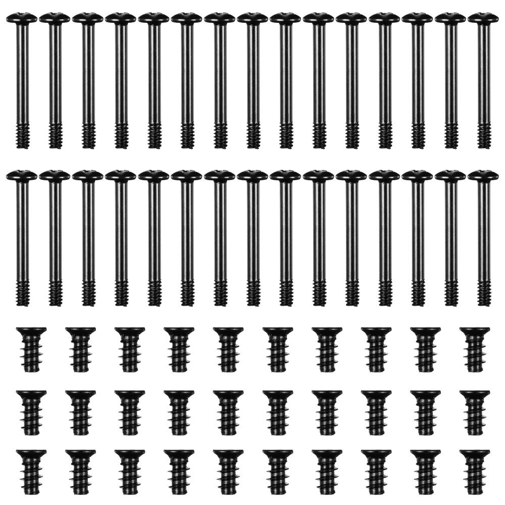 60pcs Computer Case Cooling Fan Screws Computer Fan Mount Long Short Screws