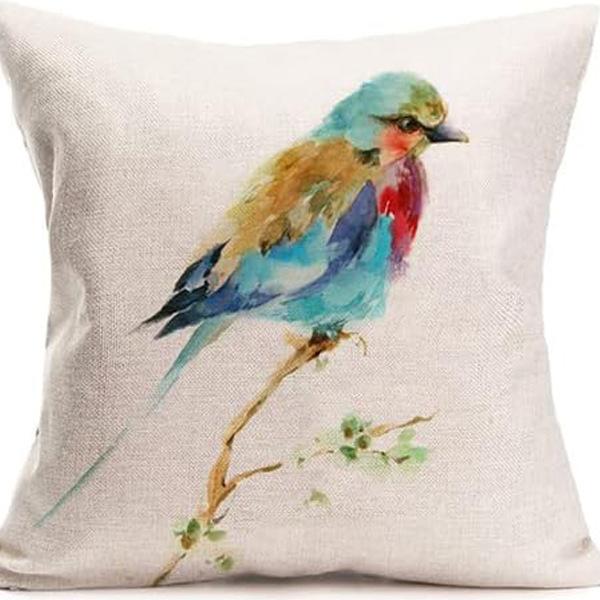 American Retro Linen Peach Leather Velvet Pillow Case Living Room Sofa Office Car Cushion