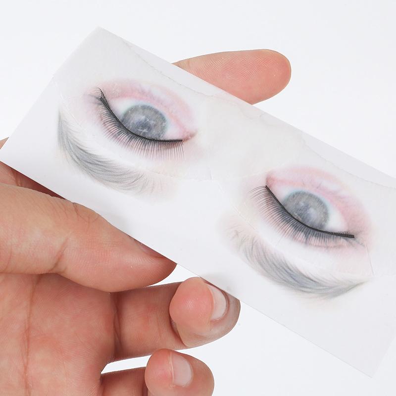 10Pcs False Eyelash Cards Beginner Lash Map Chart Wispy Lashes Reusable Makeup Training Eyelash Extensions Tool Simulated Eye
