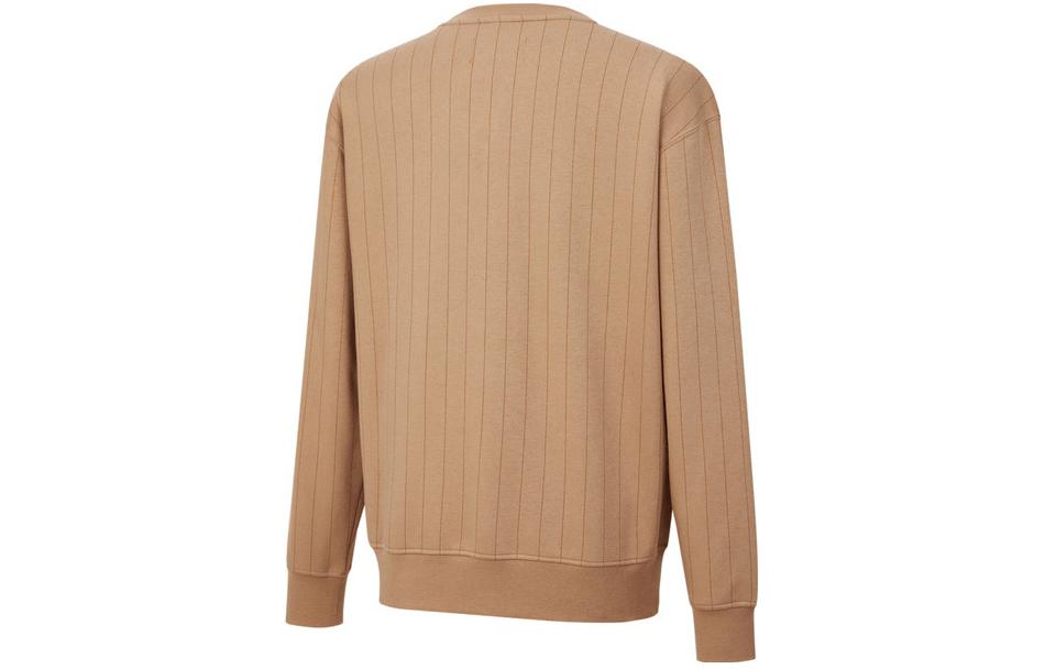 Jordan Sweatshirts Men's Camel Crew Neck Moderate Other FN6355-244