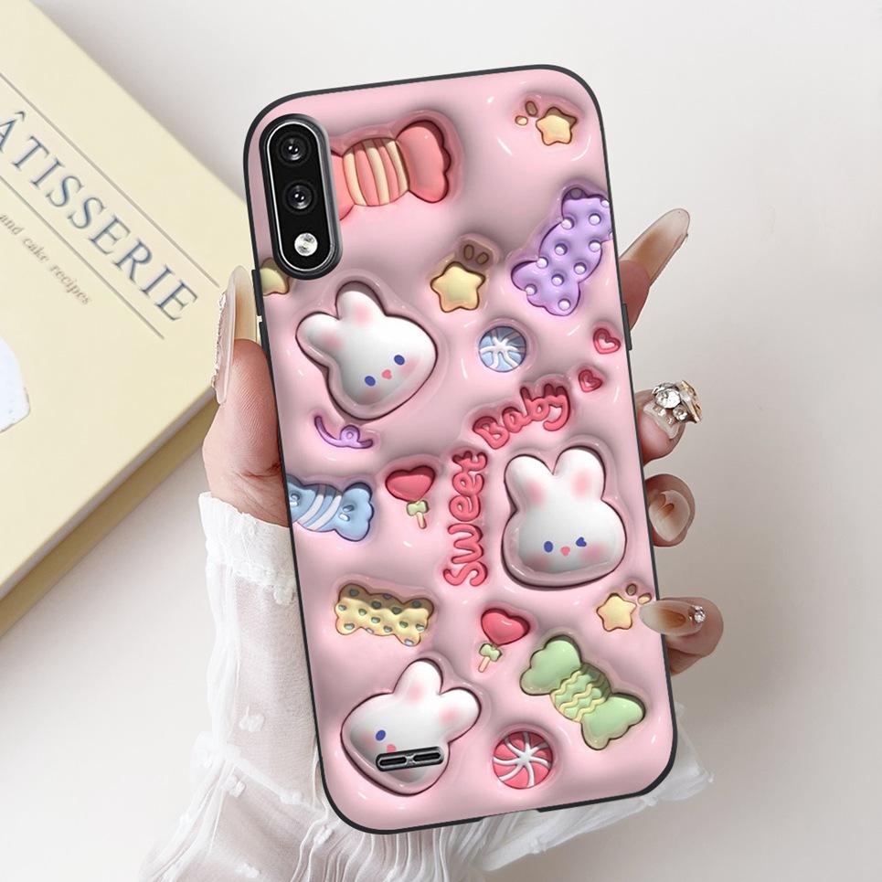 Cartoon Painting Phone Case For LG K22 2020 K10 K52 K61 K62 K42 2020 Shockproof Cover Luxury Flower Soft Liquid Silicone Cqoue