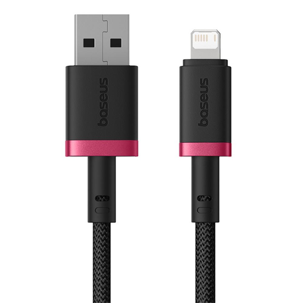 

BASEUS New Cafule Series 2.4A Fast Charging Cable USB to iP Data Cord,Length: 2m Red+Black