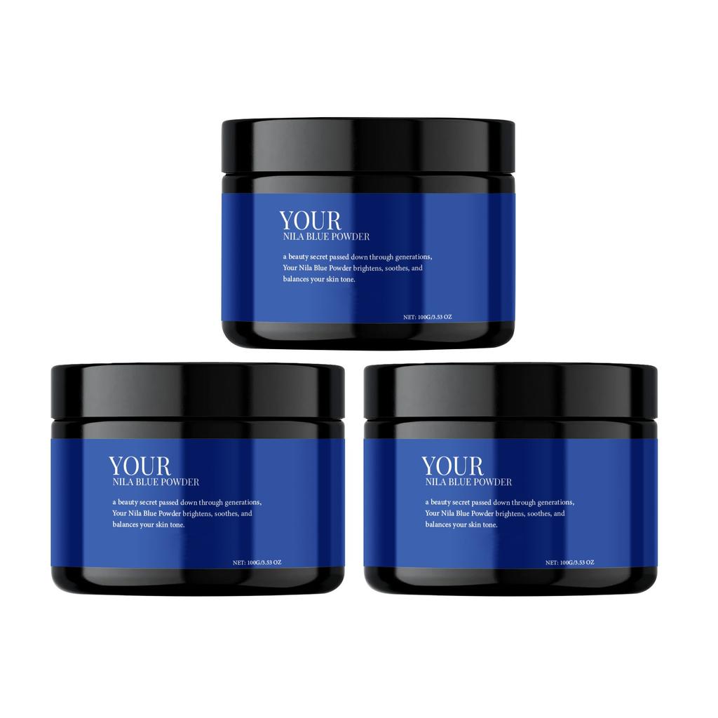 Nila Blue Powder Facial Mask Powder Moisturizing And Softening The Skin 100g