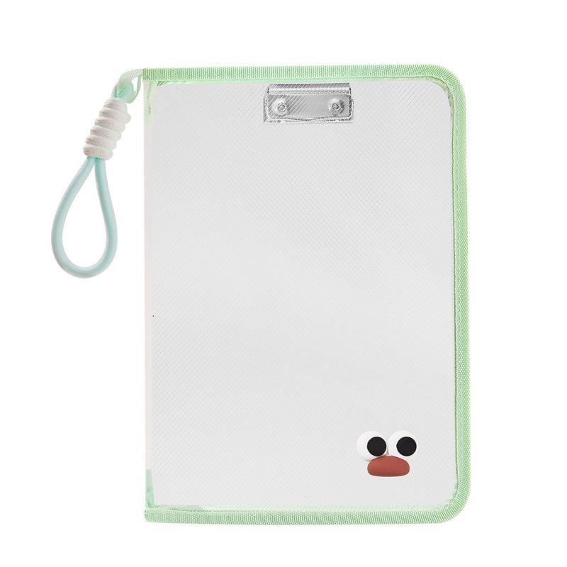 Large Capacity Waterproof A4 Macaron File Bag with Zipper