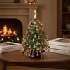 Plastic Beads for Crafts DIY Beaded Christmas Tree Kit, Handmade with LED Lights, Party Crafting Props Holiday Craft Project, Bead Kit Adults,