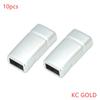 Stainless Steel Magnetic Clasps Charms Connector Buckle For Diy Leather Bracelets Rope Jewelry Making Findings Accessories