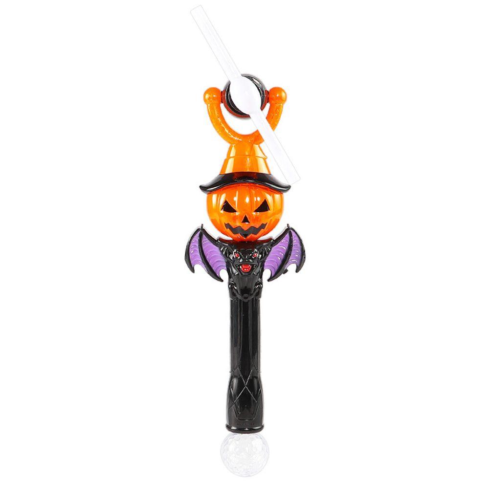 Accessories LED Spinning Windmill Halloween Glow Stick Rotating Light Toy Music Luminous Sticks