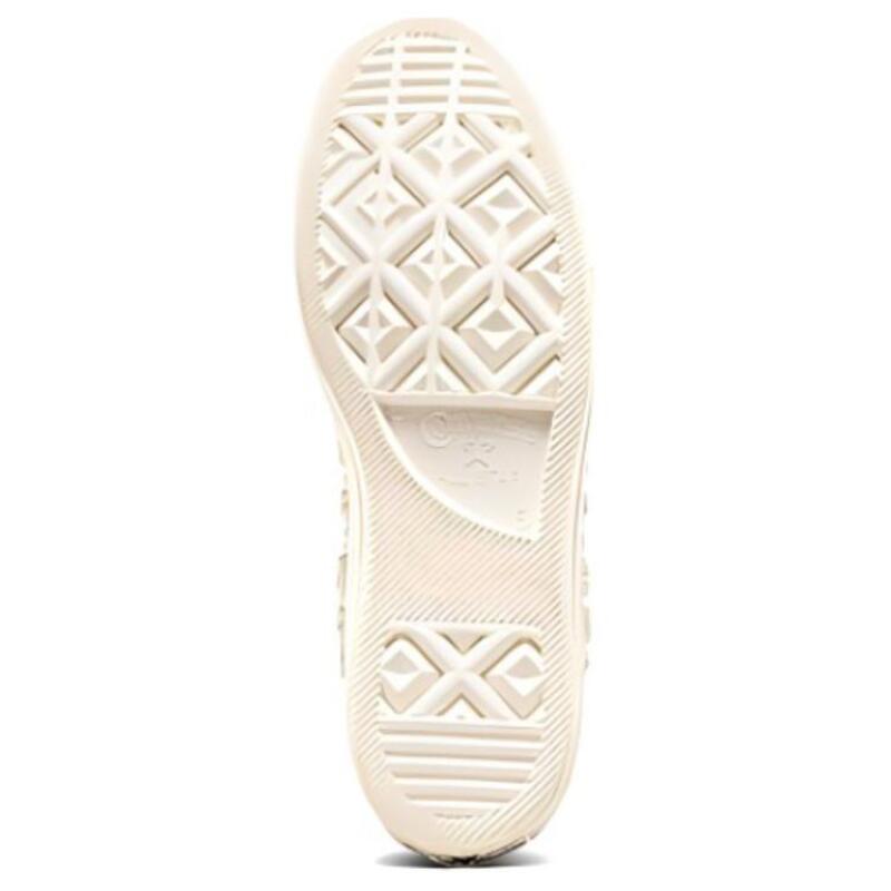 Converse Chuck 70 3D Charms Anti-Slip Abrasion Resistant High Top Espadrilles Women's Beige