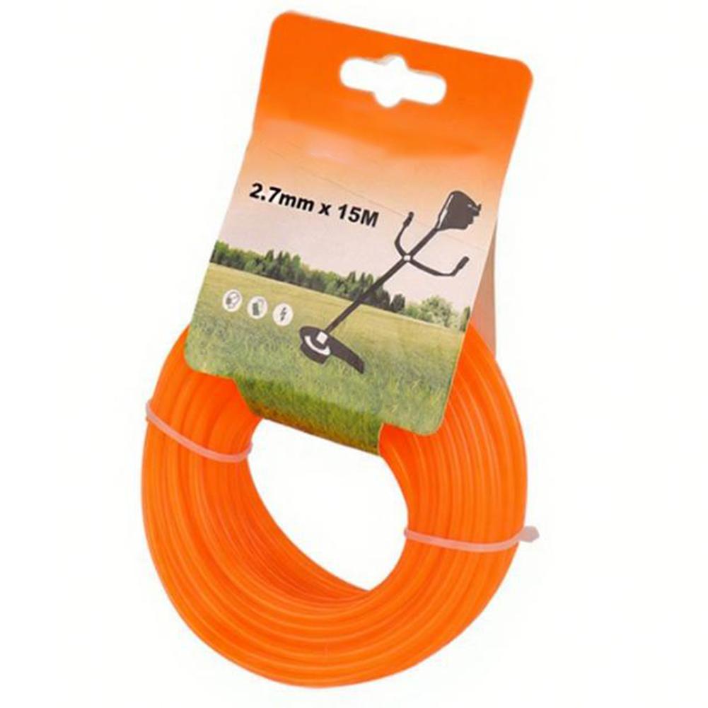 

String Trimmer Line Commercial Lawn Mower Rope Fits Most Trimmer Heads 49ft For ECHO 235 For SL FS 56 RC,128LD Lawn Mower Parts