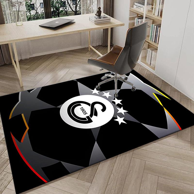 Galatasaray Football Club Crest Area Rug Office rug, Chair Rug, Decor Carpet Livingroom bedroom Mat, Large Size Fan gifts Christmas gifts