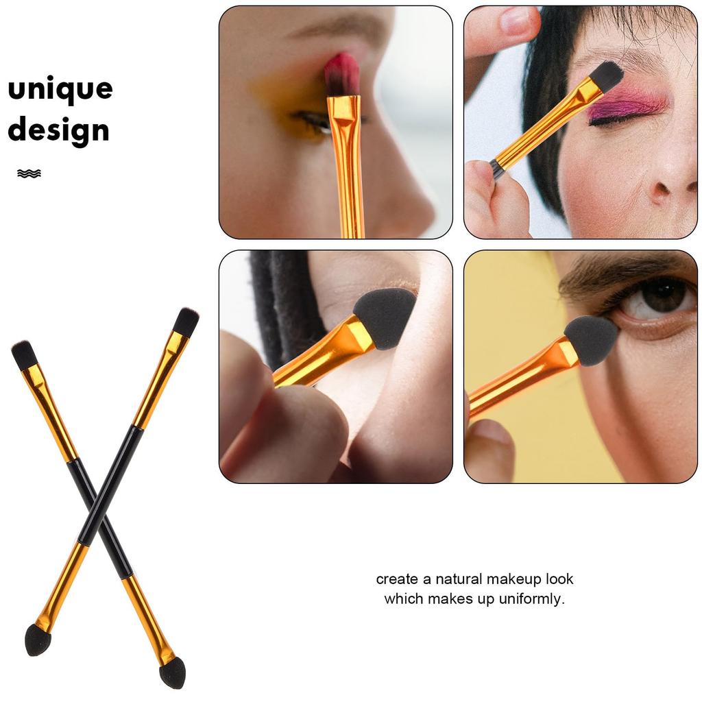 Eyeshadow brush makeup tip 30 pieces Eyeshadow tip Sponge tip type Eyeshadow sponge Makeup brush Makeup brush Portable 30 pieces Double-headed