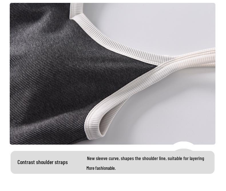 Women's Cooling Tank Top with Built-in Bra, Thin Straps, Sleeveless, Shapes Back, and Conceals Underarm Area