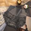 Ladies Summer Thin Sexy Lace Comfortable Breathable Antibacterial High Elastic High Waist Briefs