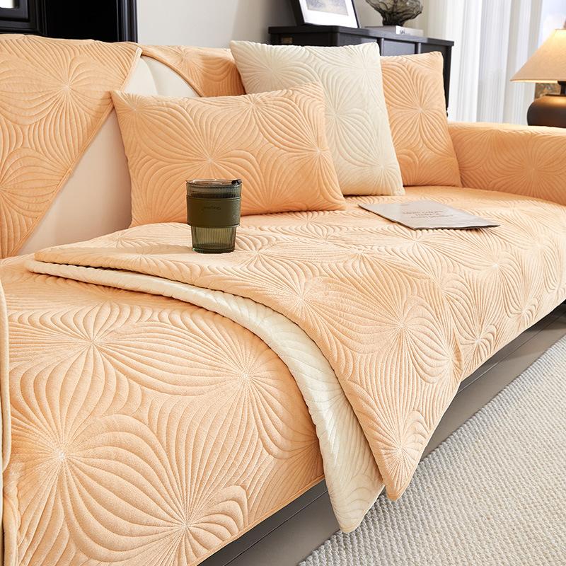 

Новая бархатная зимняя плюшевая подушка для дивана, высококачественная и простая подушка для сиденья, нескользящий чехол, ткань, универсальная круглый год 70*70cm