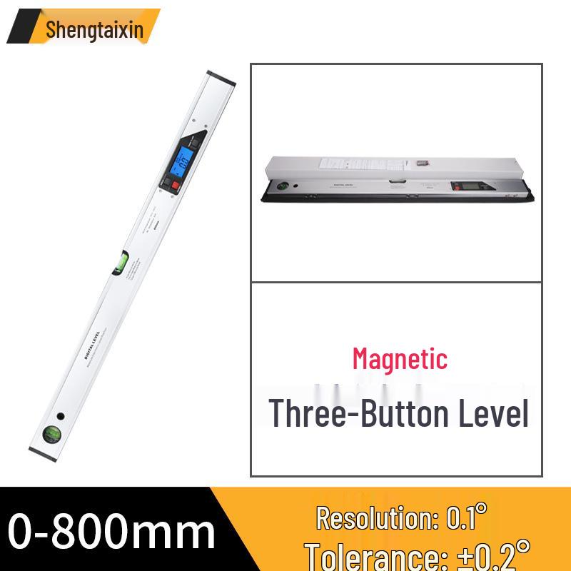 Shengtai Xinshui High-Precision Digital Magnetic Inclinometer Level with Aluminum Alloy