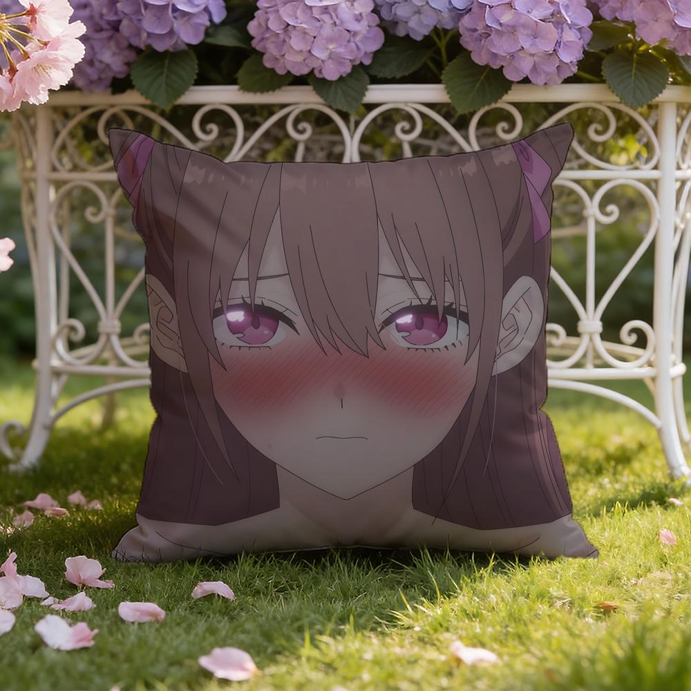 2.5 Dimensional Seduction Anime Cushion Cover Home & Car Dual-Scene Pillow Cover: Reversible for Premium Comfort